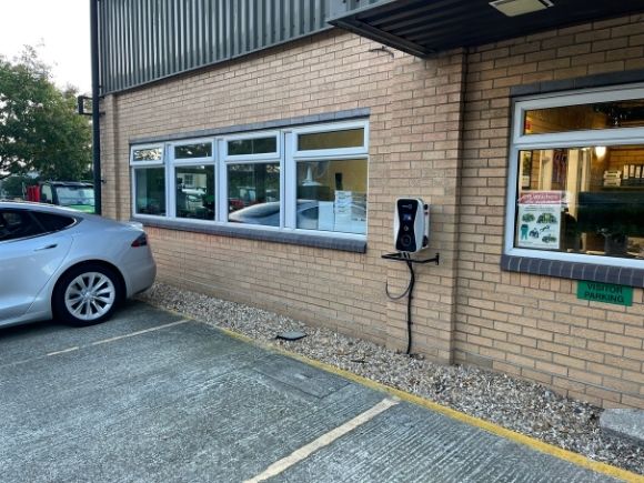 Workplace EV charger Diamond Services